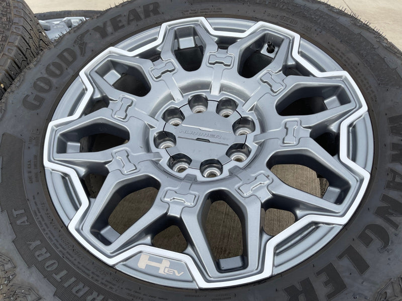 22" Hummer EV HEV 2500 OEM 8x165 14094 wheels rims 2022 2023 2024 2025 2026 Texas Truck Tire