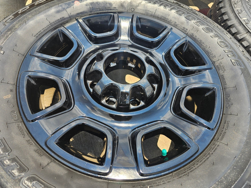 20" Ford F-250 F-350 OEM Lariat Platinum wheels rims 10486 tires 2025 2026 NEW Texas Truck Tire
