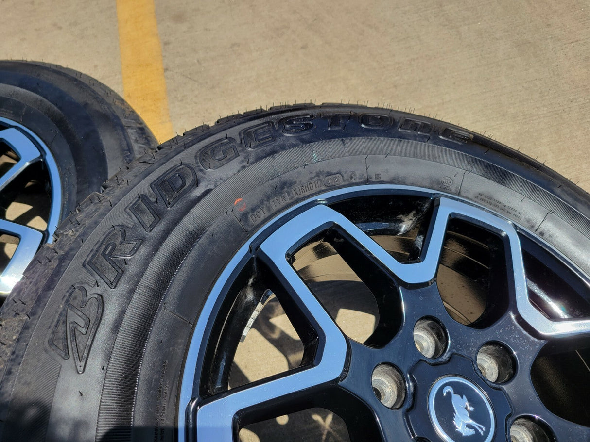 18" Ford Bronco wheels rims black 95213 Ranger tires tires BRIDGESTONE A/T Texas Truck Tire