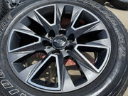 20" Chevy Tahoe Silverado OEM 5919 wheels rims GMC Yukon tires BRIDGESTONE Texas Truck Tire