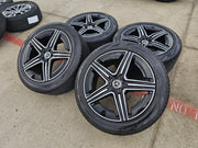 21" Mercedes GLE AMG OEM black wheels rims 85940 85941 tires 2024 2025 2026 Texas Truck Tire