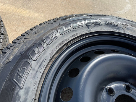 (1) 18" INEOS Grenadier OEM steel wheel rim tire 2024 2025 2026 NEW Texas Truck Tire