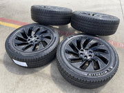 22" Lincoln Navigator OEM 10665 rims wheels BLACK LABEL 2025 2026 MICHELIN Texas Truck Tire