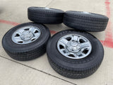18" Dodge Ram 2500 3500 STEEL chrome OEM 2473 wheels rims 2023 2024 2025 2026 Texas Truck Tire