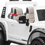 24V 2 Seater Ford F450 Exclusive Edition Children's Ride-On Truck, Illuminated with Remote Control - Crimson