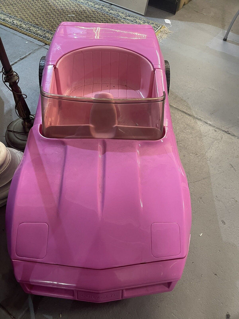 1988 BARBIE CORVETTE Classic Edition ~ Ride-On Toy Car #85350