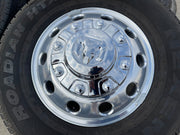 17" Dodge Ram 3500 Dually Laramie 8x200 wheels rims 2701 2702 OEM NEXEN Texas Truck Tire