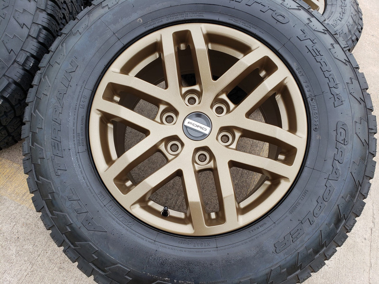 17" Ford Ranger Tremor OEM rims wheels 10431 BRONZE  2022 2023 2024 2025 Texas Truck Tire