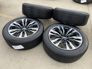 22" Cadillac Escalade V V600 Platinum OEM wheels rims 2023 2024 2025 2026 NEW Texas Truck Tire