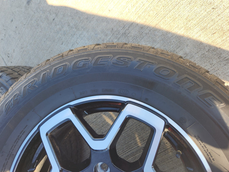 18" Ford Bronco wheels rims black 10389 Ranger tires 2022 2023 2024 2025 Texas Truck Tire