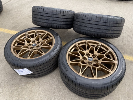 19" Ford Mustang GT Track Pack OEM 10600 10603 Bronze wheels rims 2025 2026 NEW Texas Truck Tire