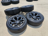 22" Dodge Ram 1500 OEM Laramie wheels LIMITED Gray 2685 2727 tires NEW Texas Truck Tire