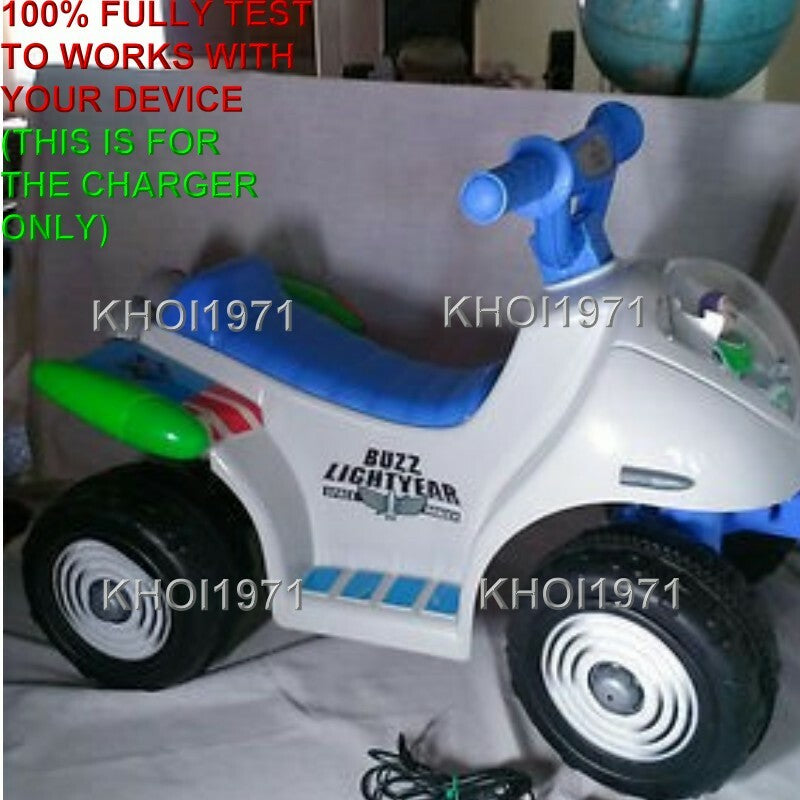 AC Wall Charger Adapter for 6V Disney Pixar Buzz Lightyear Toy Story 3 Ride-On