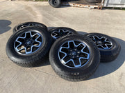 18" Ford Bronco wheels rims tires black 95213 Ranger 2023 2024 2025 2026 NEW Texas Truck Tire