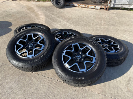 18" Ford Bronco wheels rims tires black 95213 Ranger 2023 2024 2025 2026 NEW Texas Truck Tire