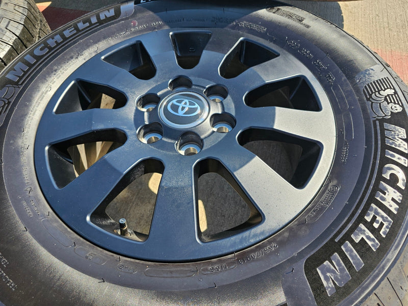 18" Toyota Land Cruiser OEM wheels rims 95952 Tundra Sequoia 2024 2025 2026 NEW Texas Truck Tire