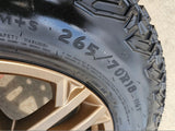 18" Toyota Tundra TRD OEM wheels rims 75281 Sequoia LX600 2024 2025 2026 NEW Texas Truck Tire