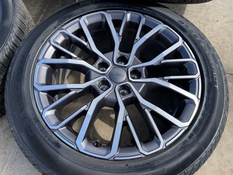 21" Jeep Grand Cherokee L OEM wheels rims 9290 Durango CONTINENTAL NEW Texas Truck Tire