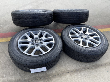 20" Toyota Tundra TSS TRD OEM wheels rims 95359 75277 Sequoia 2024 2025 2026 NEW Texas Truck Tire