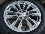 20" GMC Yukon Sierra Tahoe Silverado OEM 2120 14024 wheels rims BFG KO2 A/T 33" Texas Truck Tire