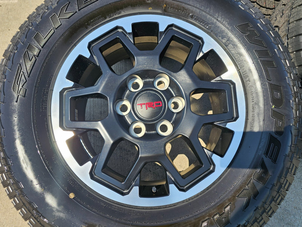18" Toyota Tacoma 4Runner TRD OEM 94199 wheels rims 2024 2025 2026 NEW Texas Truck Tire