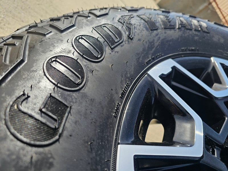 18" GMC Sierra AT4X Chevy Trail Boss 2500 OEM 14136 wheels rims GOODYEAR 35" Texas Truck Tire