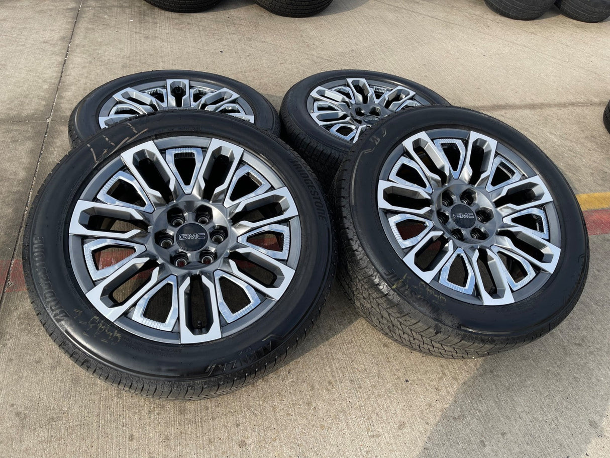 22" GMC Yukon Chevy Tahoe Escalade OEM 95486 wheels rims 2024 2025 2026 NEW Texas Truck Tire