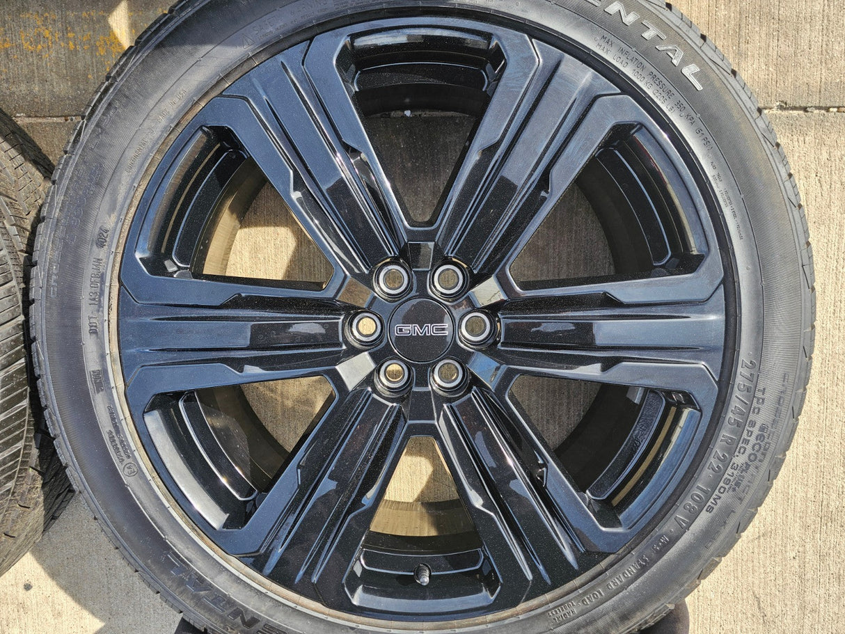 22" GMC Acadia OEM wheels rims Blazer Traverse Buick Enclave XT6 2025 2026 NEW Texas Truck Tire