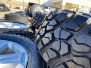 17" Jeep Wrangler Rubicon OEM wheels rims 9216 Gladiator BFG KM2 M/T Texas Truck Tire