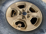 17" Jeep Gladiator RUBICON OEM wheels rims BRONZE Wrangler 9236 NEW 35" BFG Texas Truck Tire