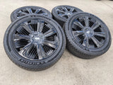 24" Cadillac Escalade IQ DEEP SPACE EV OEM wheels rims Hummer 2500 2025 2026 NEW Texas Truck Tire