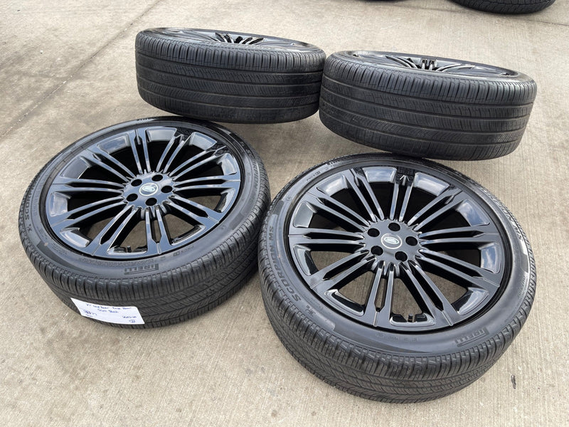 23" Land Rover Range AUTOBIOGRAPHY OEM 72377 wheels rims 2024 2025 2026 PIRELLI Texas Truck Tire