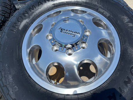 17" American Racing AR204 Dodge Ram 3500 DUALLY OEM wheels rims 8x165 8x6.5 NEW Texas Truck Tire