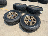 17" Ford F-150 OEM BRONZE Tremor rims wheels tires 10339 FALKEN A/T3 NEW Texas Truck Tire