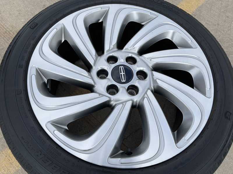 (1) 22" Lincoln Navigator BLACK LABEL OEM 10497 rim wheel 2022 2023 2024 GENERAL Texas Truck Tire