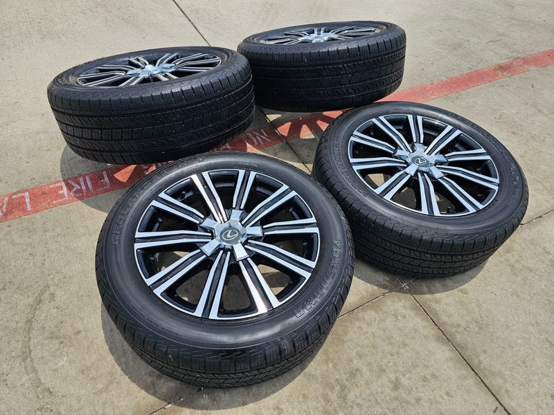 21" Lexus LX570 Toyota Land Cruiser OEM 74341 wheels rims tires 5x150 YOKOHAMA Texas Truck Tire