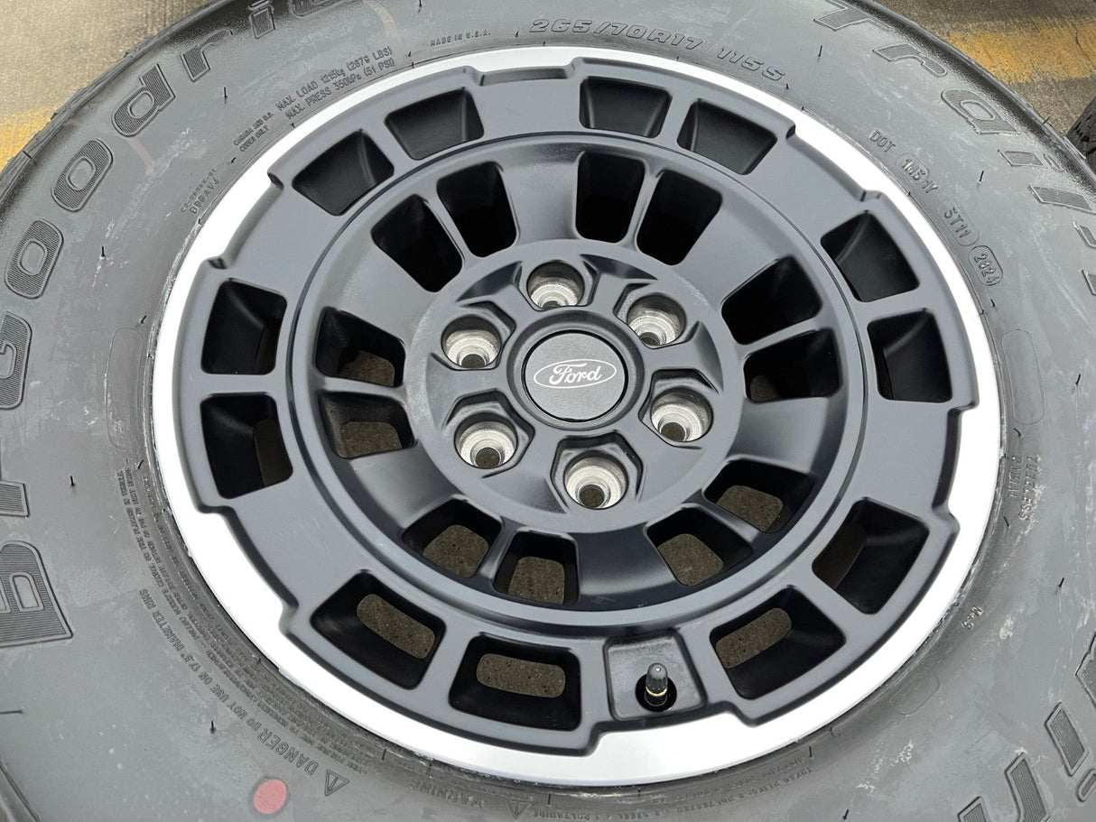 17" Ford Ranger Bronco HERITAGE OEM 22025 wheels rims BFG KO2 A/T NEW Texas Truck Tire
