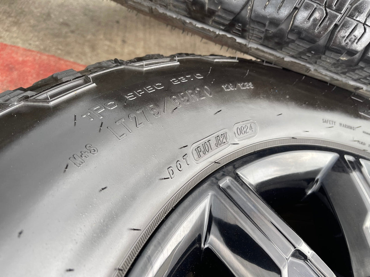 20" GMC Sierra DENALI 2500 3500 OEM 14137 5963 wheels rims Silverado tires A/T Texas Truck Tire