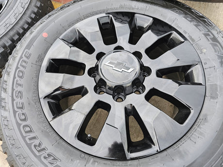 20" Chevy Silverado 2500 3500 OEM 5960 5947 GMC Sierra wheels rims 2025 2026 NEW Texas Truck Tire