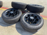 20" Ford F-250 F-350 OEM black Lariat 10299 10484 wheels rims 2024 2025 2026 NEW Texas Truck Tire