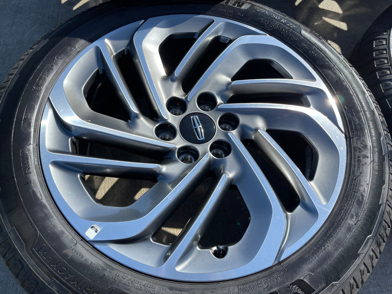 22" Lincoln Navigator OEM 94225 rims wheels BLACK LABEL 2025 2026 MICHELIN Texas Truck Tire