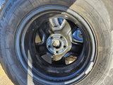 17" Jeep Wrangler Rubicon Sahara OEM wheels rims 9240 9220 black 2022 2023 2024 Texas Truck Tire