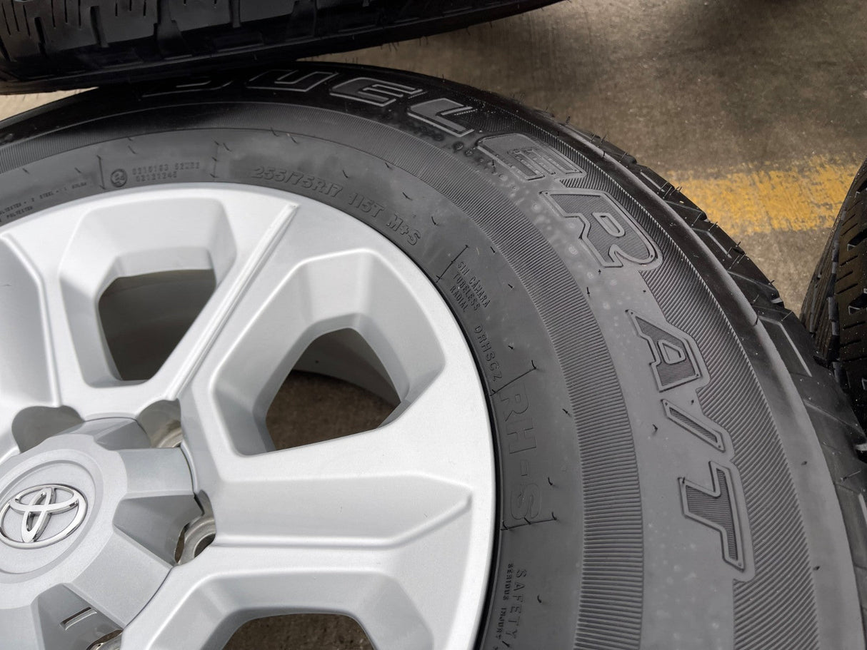 17" 4Runner Toyota Tacoma OEM wheels rims 75153 FJ DUELER A/T Texas Truck Tire