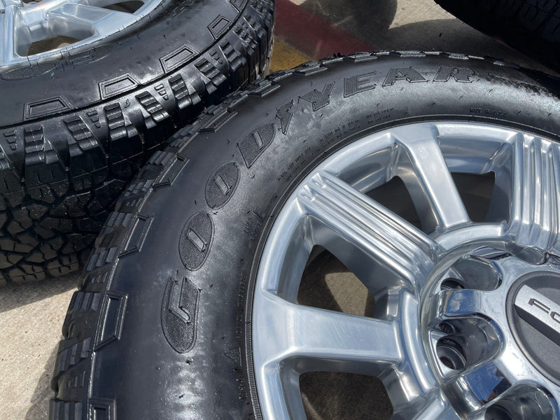 20" Ford F-250 F-350 Platinum OEM 10153 rims wheels 2020 2022 2024 2025 2026 Texas Truck Tire