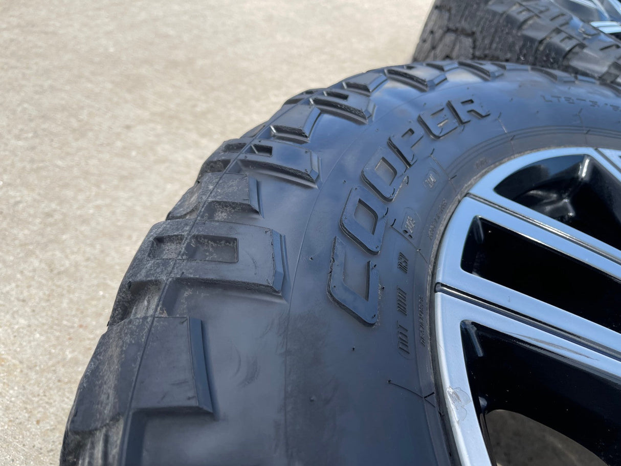 20" GMC Sierra AT4 2500 3500 OEM wheels rims 5950 Silverado COOPER RUGGED TREK Texas Truck Tire