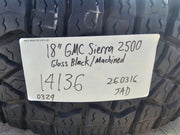 18" GMC Sierra AT4X Chevy Trail Boss 2500 OEM 14136 wheels rims GOODYEAR 35" Texas Truck Tire