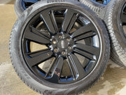 22" Lincoln Navigator OEM rims wheels Black Label 95384 10496 tires NEW Texas Truck Tire
