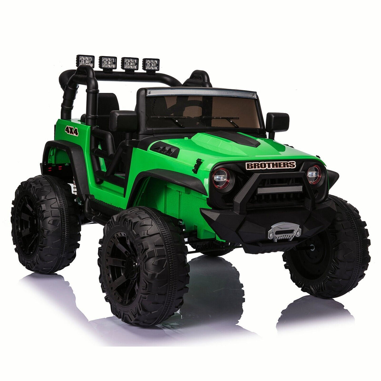 Electric 24V Battery Kids Ride On Car Toy Truck with USB, Bluetooth, and Remote Control Features