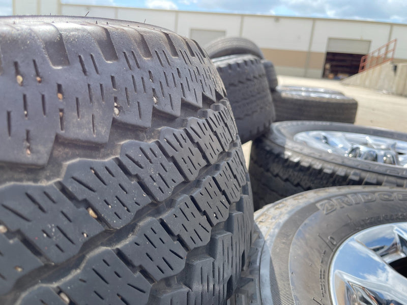 20" Ford F-250 King Ranch Lariat OEM 10100 rims wheels CHROME BRIDGESTONE Texas Truck Tire