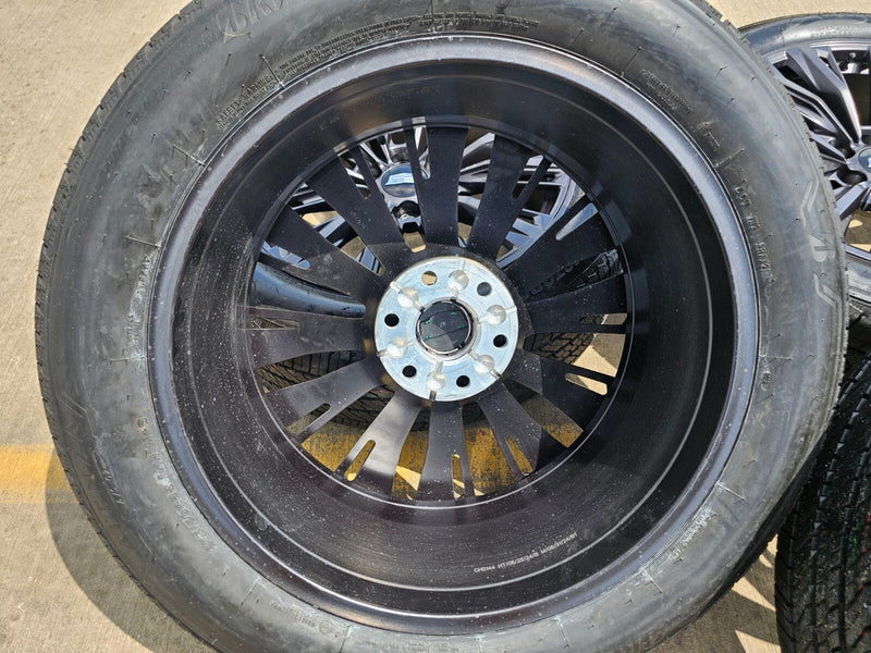 22" Cadillac Escalade V V600 Platinum OEM ORIGINAL wheels rims 2025 2026 NEW Texas Truck Tire